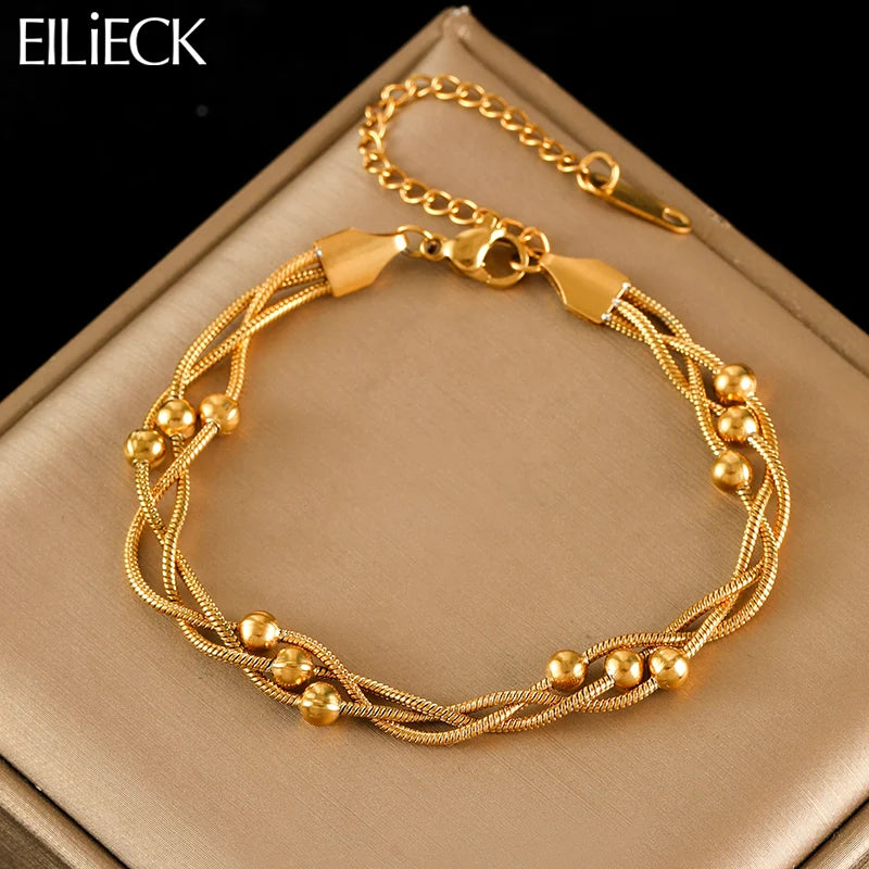 Pulseira Eiliéck – Elegância em Ouro 18K