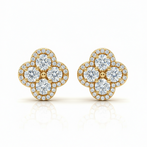 Brincos Attagems com Moissanita Premium