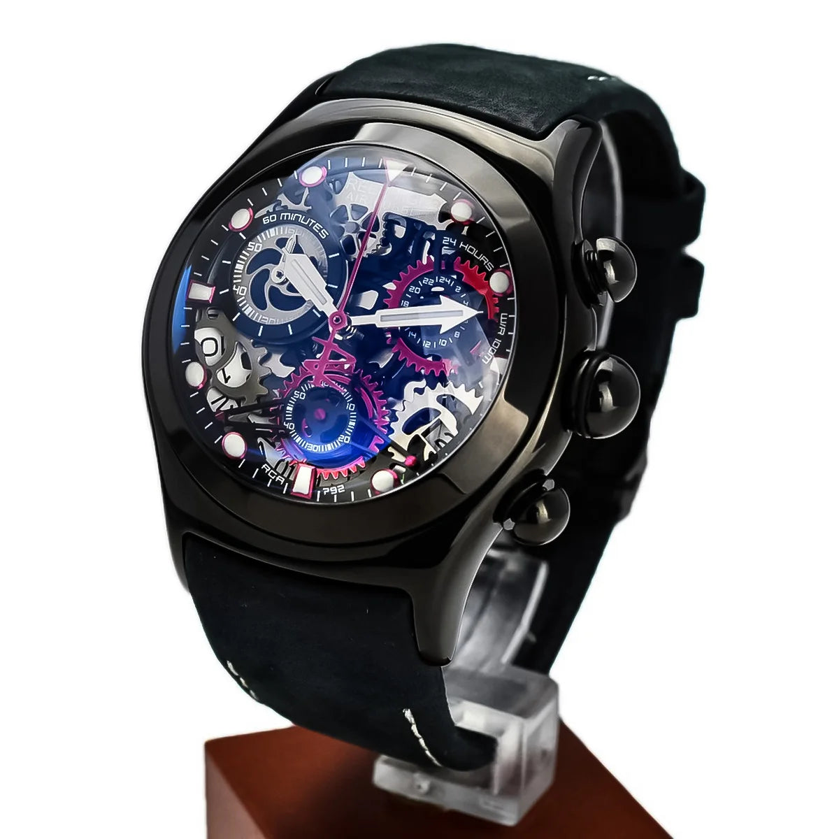 Relógio Reef Tiger RT RGA792 - Cronógrafo Skeleton Premium Masculino