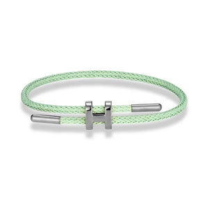Bracelete de Cordão em H