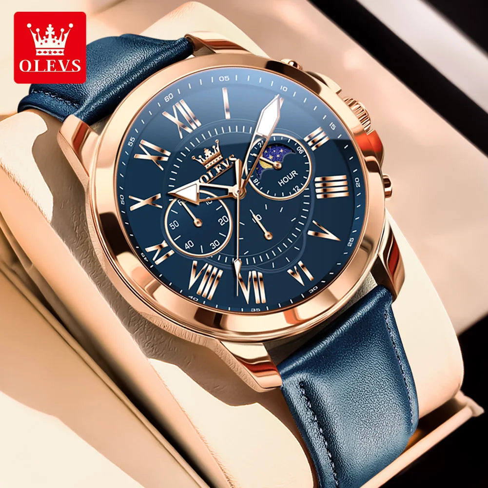 Relógios Masculinos Pulseira de Couro