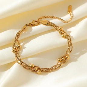 Pulseira Eiliéck – Elegância em Ouro 18K