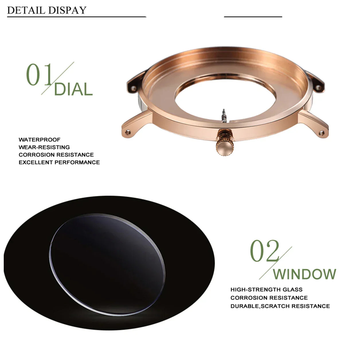 Relógio feminino Lunara