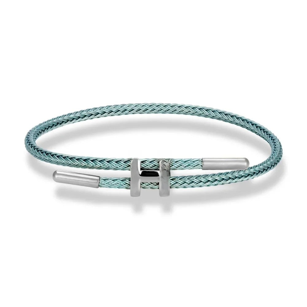 Bracelete de Cordão em H