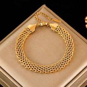 Pulseira Eiliéck – Elegância em Ouro 18K