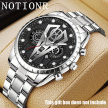 Relógio NOTIONR Executivo - Mostrador Azul-Dourado Premium