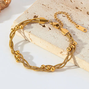 Pulseira Eiliéck – Elegância em Ouro 18K